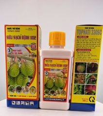 Bộ đôi đặc trị thán thư và rửa bông xoài, rửa trái xoài - rửa mắt cua, bông sầu riêng, rửa trái sầu riêng, rửa nước mưa, rửa sương muối do mưa