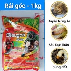 Rải gốc Sieugon 85gr (1kg) - Trừ sâu đục thân lúa, tuyến trùng, sâu đất, bọ dừa, đuông dừa