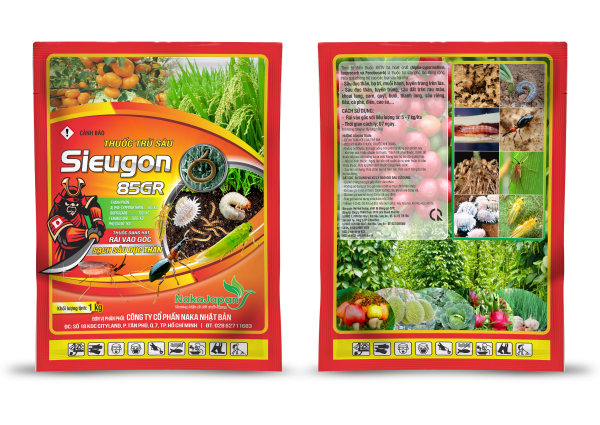 Rải gốc Sieugon 85gr (1kg) - Trừ sâu đục thân lúa, tuyến trùng, sâu đất, bọ dừa, đuông dừa