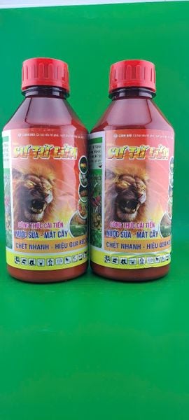 (1 Lít) Thuốc trừ sâu Kasakiusa 95EC - Sư Tử Lửa: nước sữa, mát cây, trị ruồi vàng, ruồi đục quả, sâu đục trái, sâu lông, bọ trĩ, sâu ăn lá