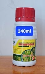 (240ml) Chất điều hòa sinh trưởng Subaygold 4.55L: chuyên dùng cho lúa ra rễ mạnh, đẻ nhánh khỏe, nở bụi, kích trổ đồng loạt, vô gạo nhanh