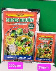 Super khuẩn 25gam và 200g: sunshi 21WP - chống sơ đen mít, không xì mủ trên mít - trừ thán thư, thối trái - trừ cháy lá