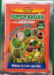 Super khuẩn 25gam và 200g: sunshi 21WP - chống sơ đen mít, không xì mủ trên mít - trừ thán thư, thối trái - trừ cháy lá