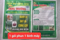 Phân bón đa lượng EV10: tăng trưởng hành lá, củ hành tím, tăng trưởng lá hẹ- TỎI - CỦ KIỆU 50gam
