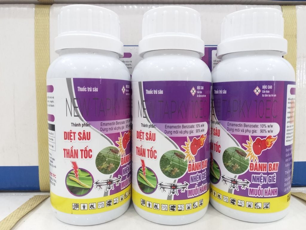 Diệt sâu xanh da láng hại hành, diệt sâu ống hành (hành lá và hành tím) đã kháng thuốc