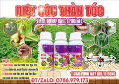 New Tapky 10EC, Diệt Sâu Thần Tốc 200ml: đặc trị sâu cuốn lá lúa, nhện gié, muỗi hành, sâu đục trái, sâu đục thân