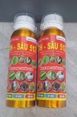 Bakari 512EC, TH SÂU 512 400ml (chai nhôm): trừ rầy xanh, rầy phấn, rệp sáp, mọt đục cành, sâu đục thân, ruồi đục quả, bọ xít lúa, sâu keo, bọ trĩ