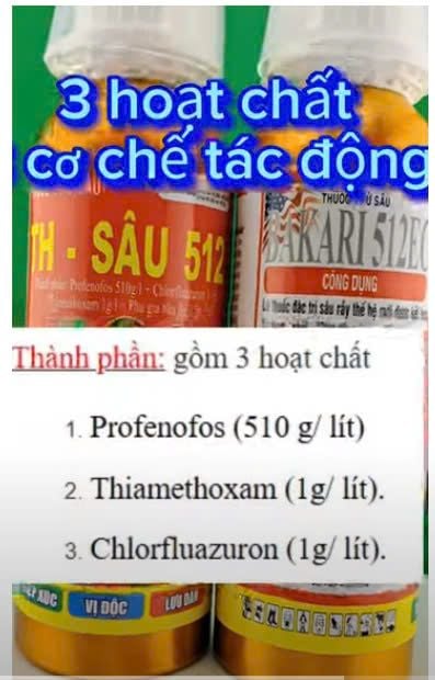 Bakari 512EC, TH SÂU 512 400ml (chai nhôm): trừ rầy xanh, rầy phấn, rệp sáp, mọt đục cành, sâu đục thân, ruồi đục quả, bọ xít lúa, sâu keo, bọ trĩ
