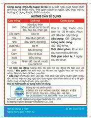 RHOLAM SUPER 18g, thằn lằn chúa 18gr và 100gr: trừ sâu đục bẹ, sâu tư, sâu đục gân lá, sâu xanh da láng, sâu vẽ bùa