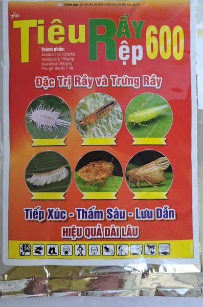 Tiêu rầy rệp 80gam, Chavez 600wp: trừ Rầy xanh, rầy nhảy, rầy phấn, rầy nâu, Rệp sáp, bọ trĩ, Bọ Xít - Diệt Trứng Và Côn Trùng Chích Hút