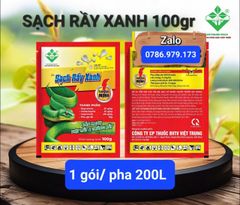 ( 100gr) Topogold 450WP hiệu SẠCH RẦY XANH, siêu rầy xanh 100gam: trừ rầy xanh, rầy phấn trắng, bọ trĩ, rệp sáp, bọ xít muỗi