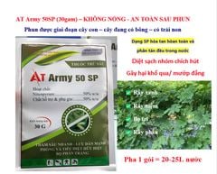 (khổ qua, mướp đắng) Gói AT Army 30gam: diệt rầy xanh khổ qua, bọ trĩ, rầy phấn và rầy mềm trên khổ qua