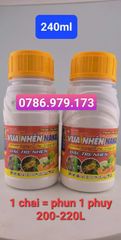 Đặc trị nhện đỏ - nhện gié, Vua nhện naka 240ml - Siêu nhện 450ml, Calicydan 150EW: sạch nhện, gây ung trứng, mát cây, mát bông
