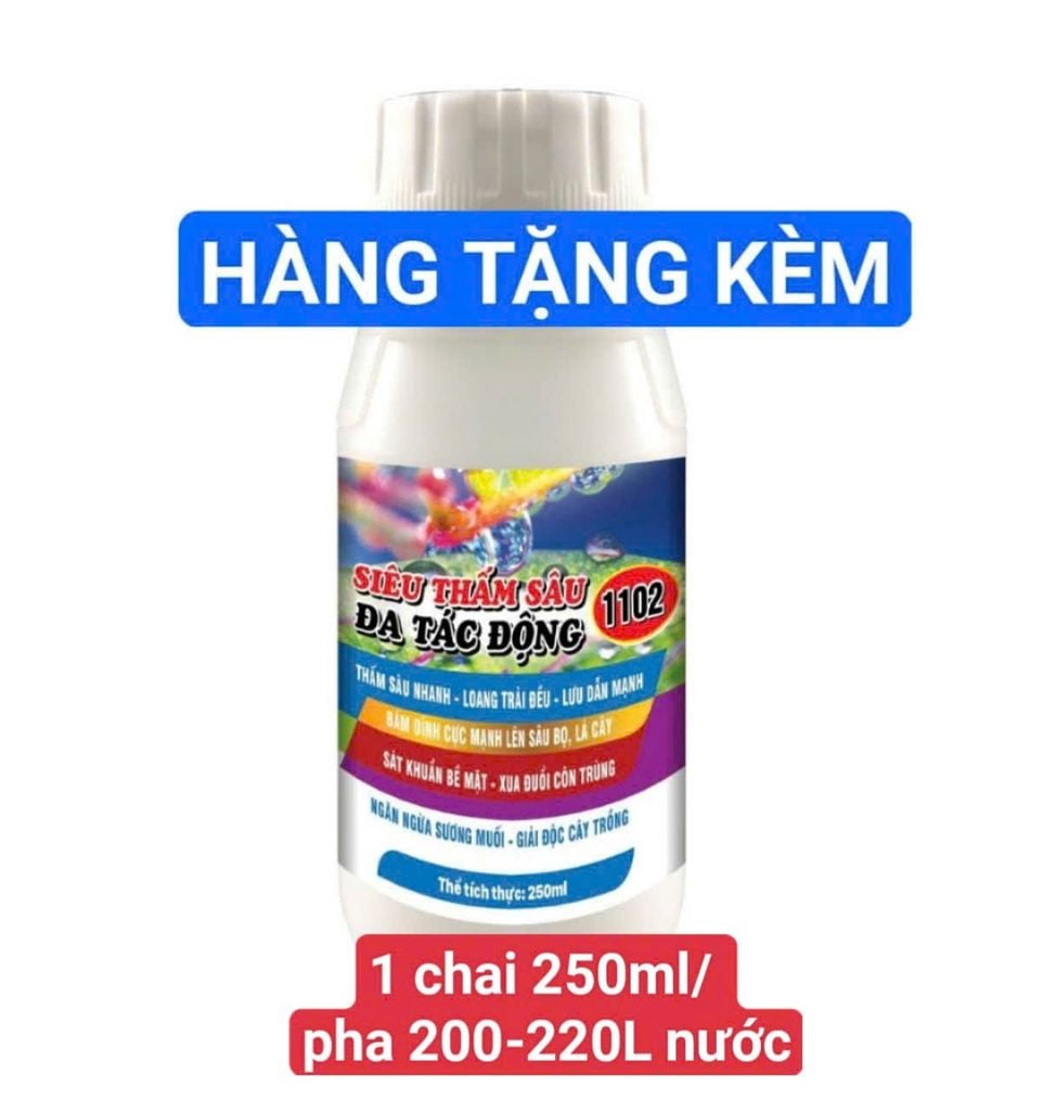 Thuốc trừ bệnh sạch bệnh 1102 1 lít - Grandgold 80sc 1 lít -   1 lít:  đặc trị nấm bệnh, vàng lá, khô vằn, nấm hồng trên sầu riêng
