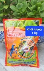 Rải gốc Siêu Nhân (1kg) - Trừ sâu đục thân lúa, rải trừ rệp sáp rễ, tuyến trùng, sâu đất, bọ dừa, đuông dừa, muỗi hành