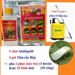 Diệt rầy phấn trắng trên lúa, diệt cả rầy gối lứa bằng 6 hoạt chất