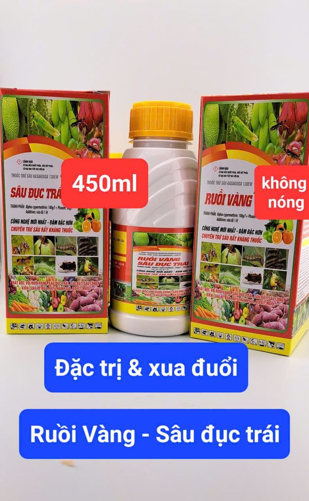 Thuốc trị rệp sáp mít, sâu đục thân và trị sâu đục trái mít