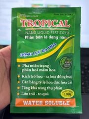 TROPICAL 100gam:  Kích ra hoa, phá miên trạng sầu riêng, chanh, bưởi , xoài, nhãn, chôm chôm, thanh long, cà phê, tiêu ...