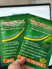 TROPICAL 100gam:  Kích ra hoa, phá miên trạng sầu riêng, chanh, bưởi , xoài, nhãn, chôm chôm, thanh long, cà phê, tiêu ...