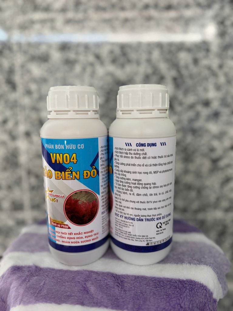 Tảo Biển Đỏ : cây chống chọi thời tiết khắc nghiệt, Giảm stress, Chống rụng hoa, Rụng trái, Tăng đề kháng - Ngăn ngừa sương muối