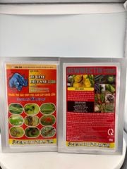 Gói Tê Giác Diệt Sâu 70gam: trừ sâu sinh học dạng cốm NewMectin 126WG: trừ sâu ăn bông, sâu cuốn lá, sâu vẽ bùa, sâu đục trái cà, trái ớt, trái bắp, sâu xanh da láng