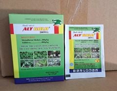 Thuốc trừ cỏ ALY GOLD 200WG (gói 3 gam): Trừ cỏ hậu nảy mầm muộn, Cỏ vảy ốc - Cỏ bợ - Rau dừa - Rau má - Cỏ xà bông - Rau sam - Rau mương - Rau sam - Bèo tây.