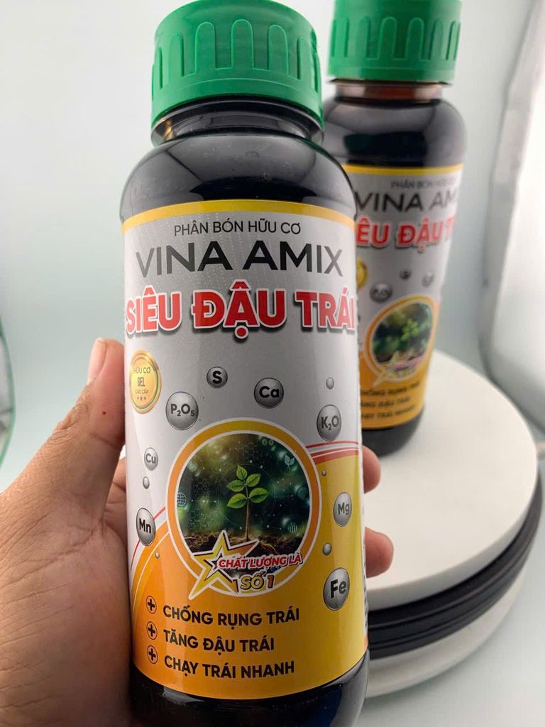 (hữu cơ gel cao cấp 500ml) Phân Bón hữu cơ SIÊU ĐẬU TRÁI 500ml - Siêu đậu trái, Chống rụng trái, tăng đậu trái, chạy trái nhanh