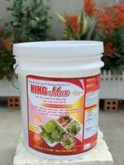 (20kg) Xô nuôi trái King Max: Lớn trái, Xanh trái, Bóng trái, Thúc trái, Nuôi trái to - Nuôi bông - Mập nụ, Nuôi trái - Lớn trái - Lên màu đẹp, Nặng ký - Đều trái - Neo trái - Tăng năng suất tối đa, Nuôi cây - Cải tạo đất nhanh