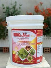 (20kg) Xô nuôi trái King Max: Lớn trái, Xanh trái, Bóng trái, Thúc trái, Nuôi trái to - Nuôi bông - Mập nụ, Nuôi trái - Lớn trái - Lên màu đẹp, Nặng ký - Đều trái - Neo trái - Tăng năng suất tối đa, Nuôi cây - Cải tạo đất nhanh