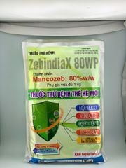 (1kg) Mancozeb 80% 1kg - Zebindiax 80wp 1kg: thuốc trừ bệnh thế hệ mới, bột xanh, siêu mịn, sạch bệnh, xanh cây, mướt lá.