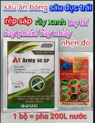 (Diệt sạch sâu rầy rệp, nhện đỏ) Phòng trừ sâu ăn bông, sâu đục trái, rệp sáp, bọ trĩ, rầy xanh, rầy phấn, rầy nhảy, nhện đỏ