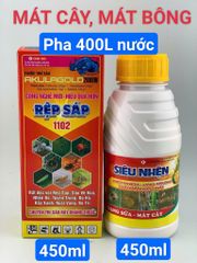 (Rệp sáp + nhện cây đào) Phòng trừ rệp sáp trên cây đào và trừ nhện đỏ, gây ung trứng trên cây đào, không nóng, mát cây, mát bông