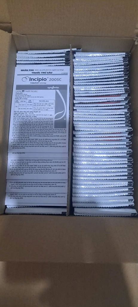 Diệt sâu cuốn lá, sâu đục thân Incipio 200SC, trừ sâu ống hành, sâu xanh da láng