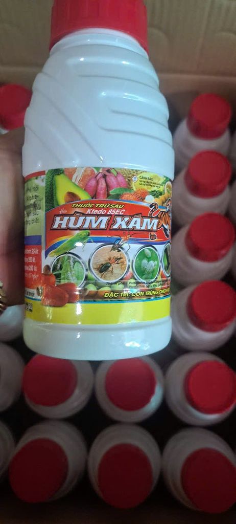 Chai KTEDO 85EC – HIỆU HÙM XÁM 450ml: diệt côn trùng chích hút, rầy xanh, rệp sáp, rầy thánh giá, bọ trĩ, nhện đỏ, sâu ăn lá, bọ phấn trắng, rầy mềm
