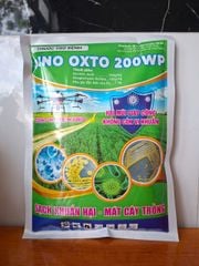 Sản phẩm LINO OXTO 200WP sạch khuẩn hại- mát cây trồng gói 200gr: trừ bạc lá, cháy bìa lá, phấn trắng