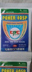 (gói 10gam) Gói poner 40sp chứa Streptomycine 400g/kg, Quản lý thối nhũn, thối rễ, thối thân, thối trái, cháy lá