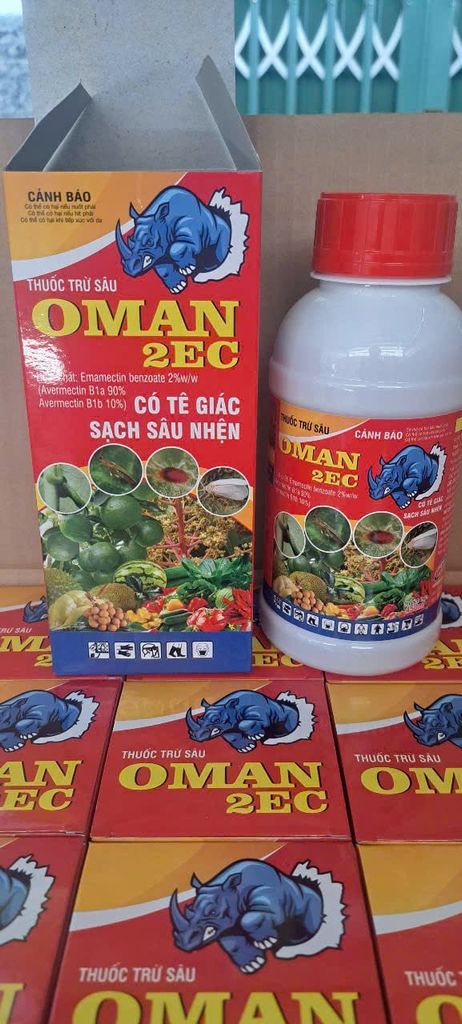 Thuốc trừ sâu OMAN 2EC 450ml - Trừ Sâu, trừ nhện đỏ, sâu tơ bắp cải, bọ trĩ, sâu xanh da láng, sâu khoang, sâu cuốn lá lúa, sâu xanh, bướm trắng