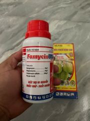 Combo (Famycin+siêu sạch bệnh 1102) thuốc phòng trừ bệnh thối cuống, thối trái, thối nhũn - bạc lá, cháy bìa lá trên cây ăn trái, trên sầu riêng