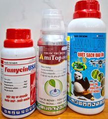Phòng Trừ đạo ôn, lem lép, vàng lá, cháy lá vi khuẩn trên lúa