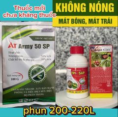 Phòng trừ, trị rầy xanh, rệp sáp, rầy phấn, bọ trĩ, sâu đục thân và mọt đục cành gây hại sầu riêng,  mát cây, mát bông, không nóng, an toàn cho giai đoạn bông và trái non