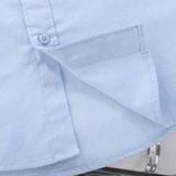  Áo sơ mi cổ trụ nam tay dài Old Sailor - OSL LONG SLEEVE OXFORD SHIRT - BLUE - SMLB88520 - xanh - Big size upto 5XL 