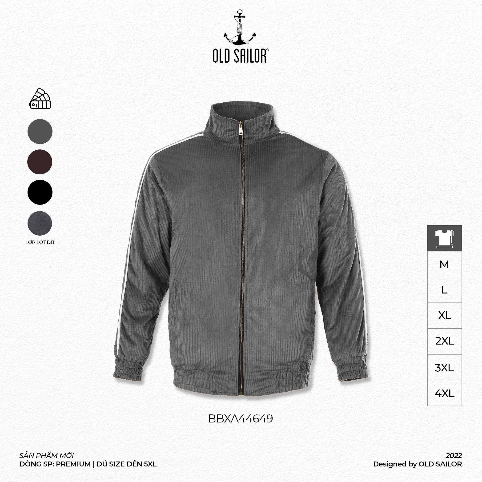  Áo Khoác Nam Lót Dù Ticke Bomber Old Sailor - BBXA44649 - Big size upto 4XL 