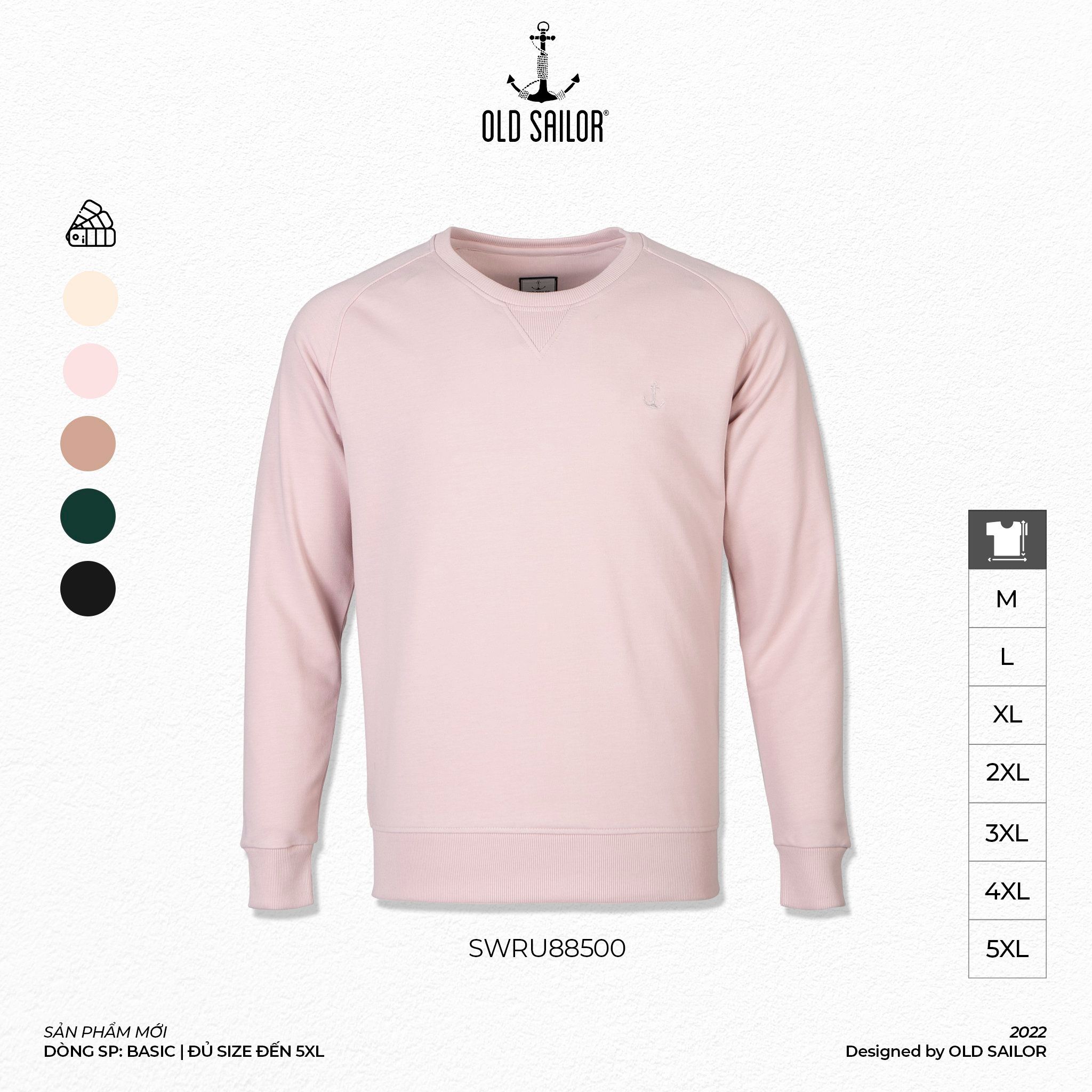  Áo Sweater Old Sailor - SWRU88500 - Big size upto 5XL 