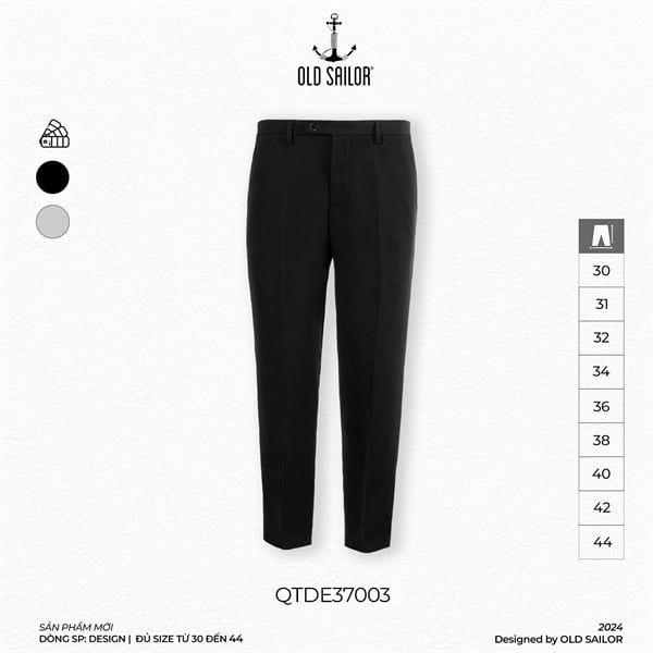  Quần tây comfort premium Old Sailor - QTDE37003 - Big size upto 44 