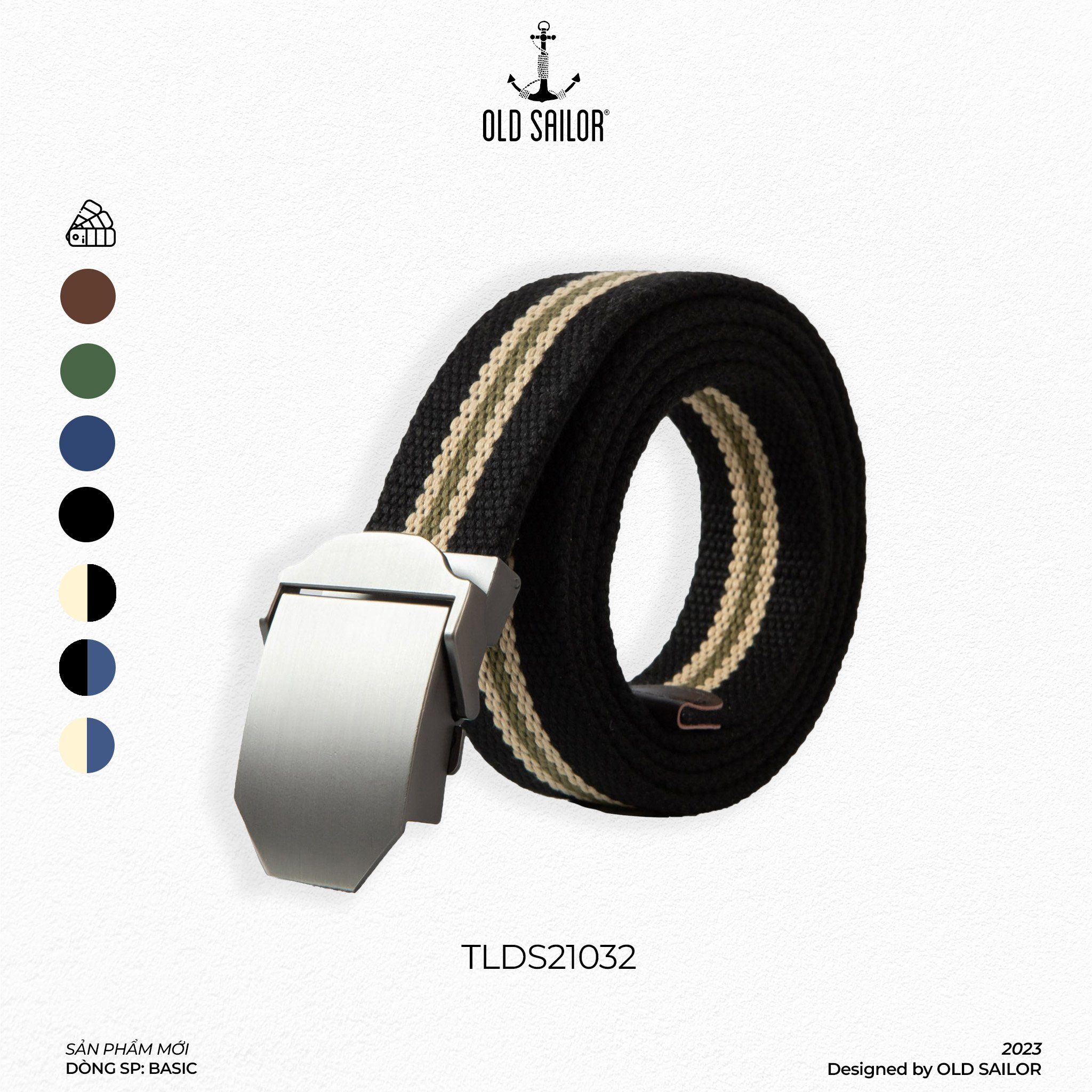  Thắt Lưng Vải Bố Old Sailor - TLDS21032 