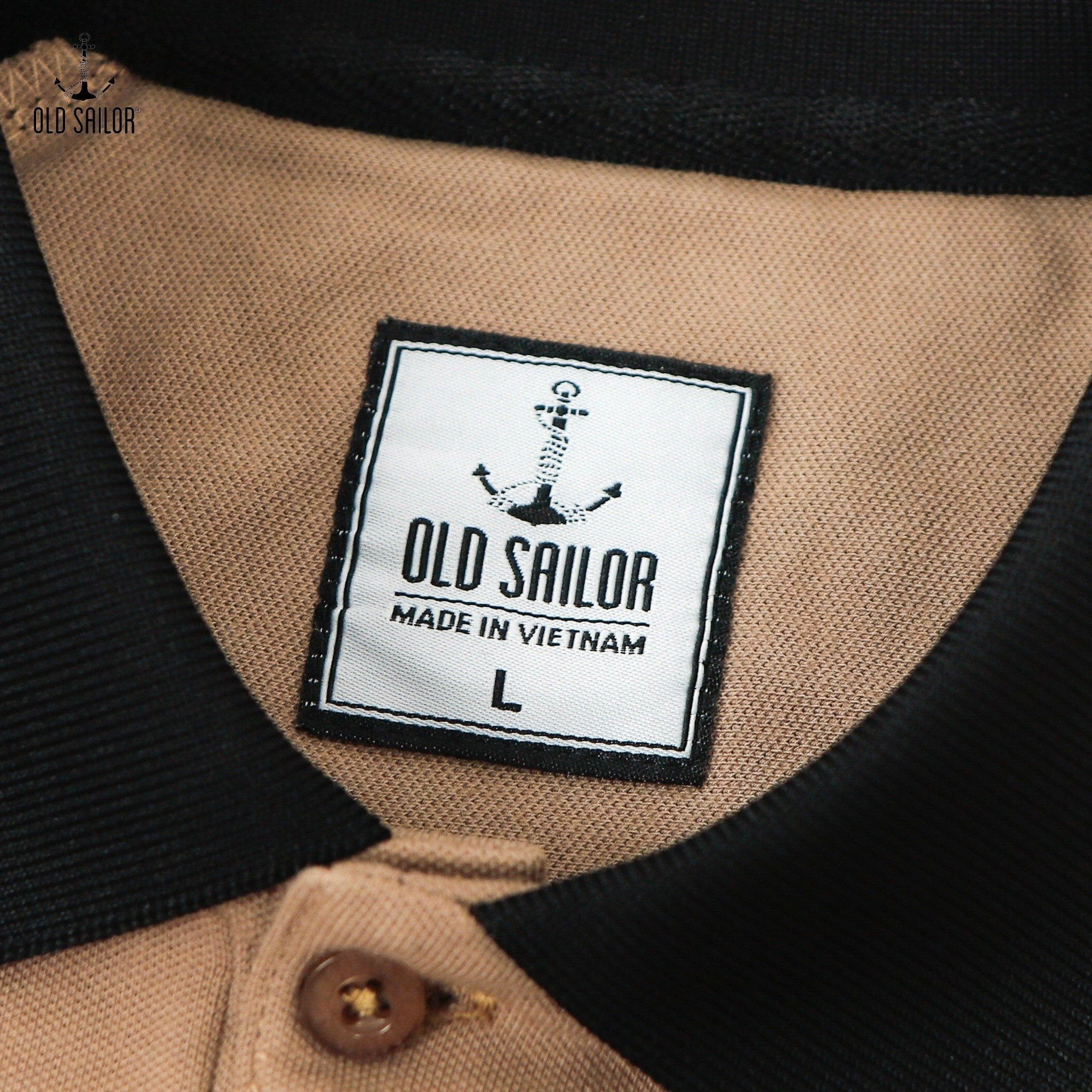  Áo polo phối màu Old Sailor - PLDA88551 - Big size upto 5XL 