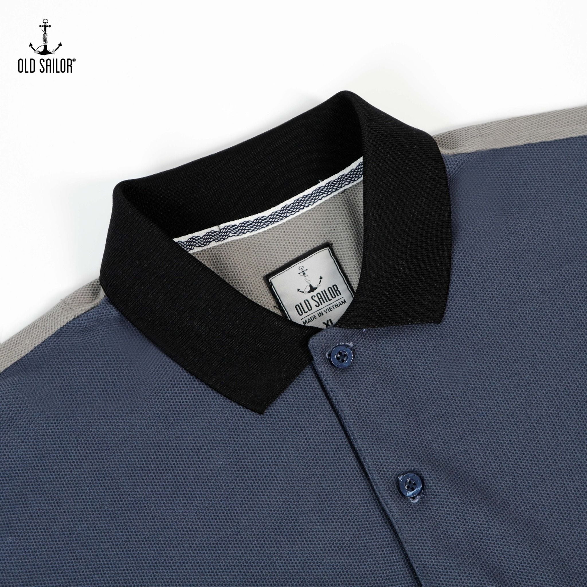  Áo Polo Nam Phối Màu Old Sailor - O.S.L EYES BIRD COLOR POLO - PLXA 88541 - Big size Upto 5XL 