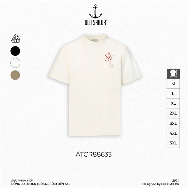  Áo Thun Nam Say Old Sailor - ATCR88633 - Big Size Upto 5XL - 88633 