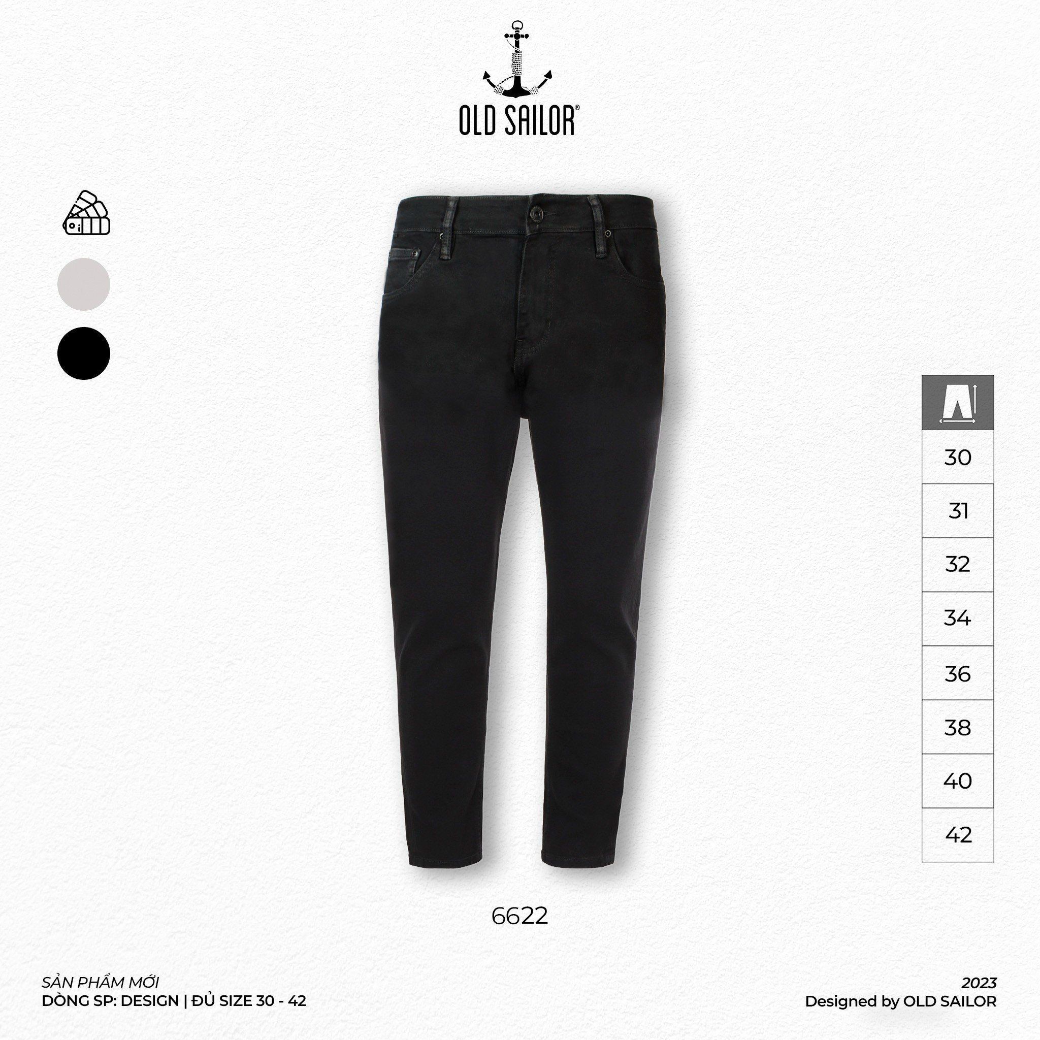  Quần Jean Form Slimfit Old Sailor - 6622 - Big size upto 42 