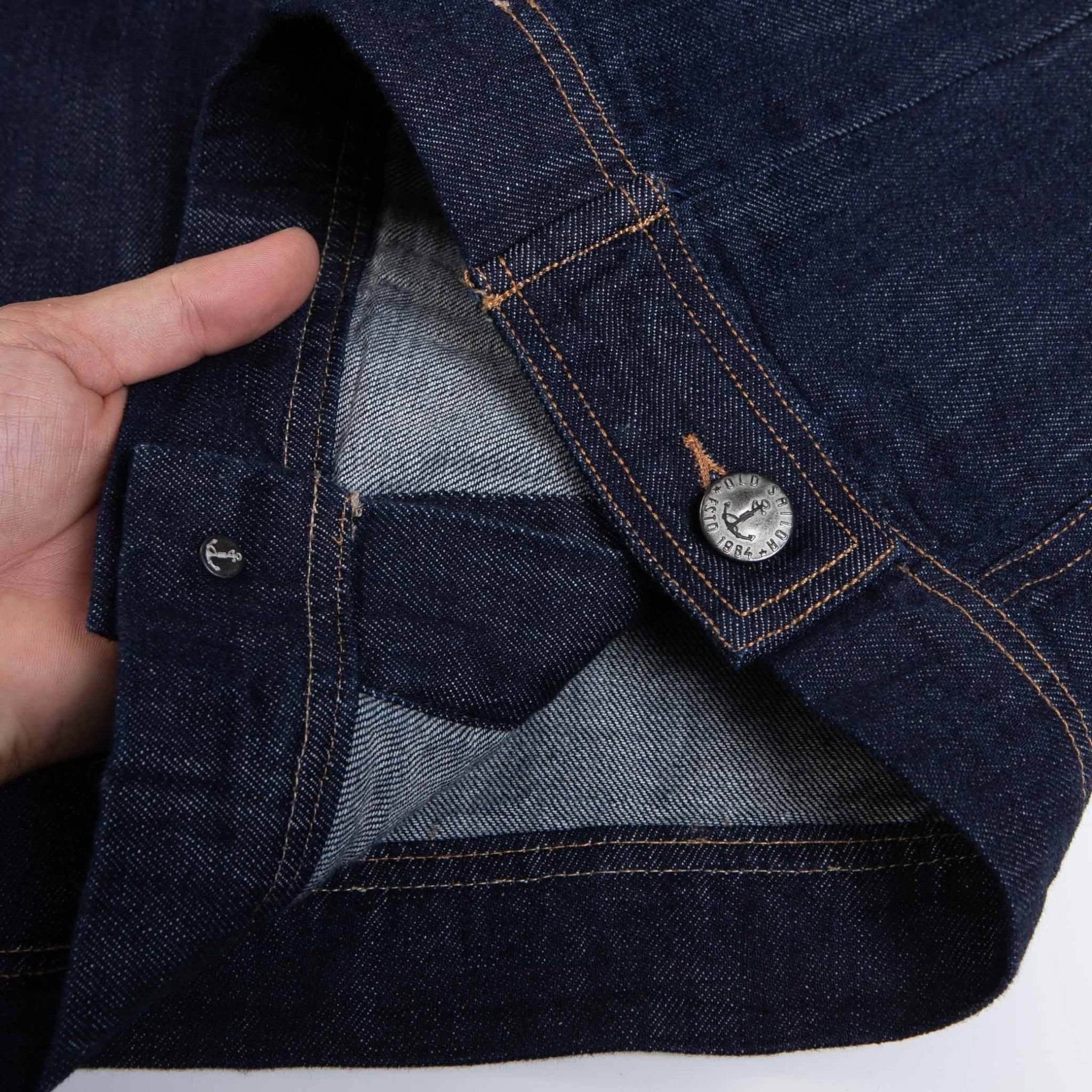  Áo Khoác Denim Phom oversize Old Sailor - JKXD 44639 - Big size upto 4XL 
